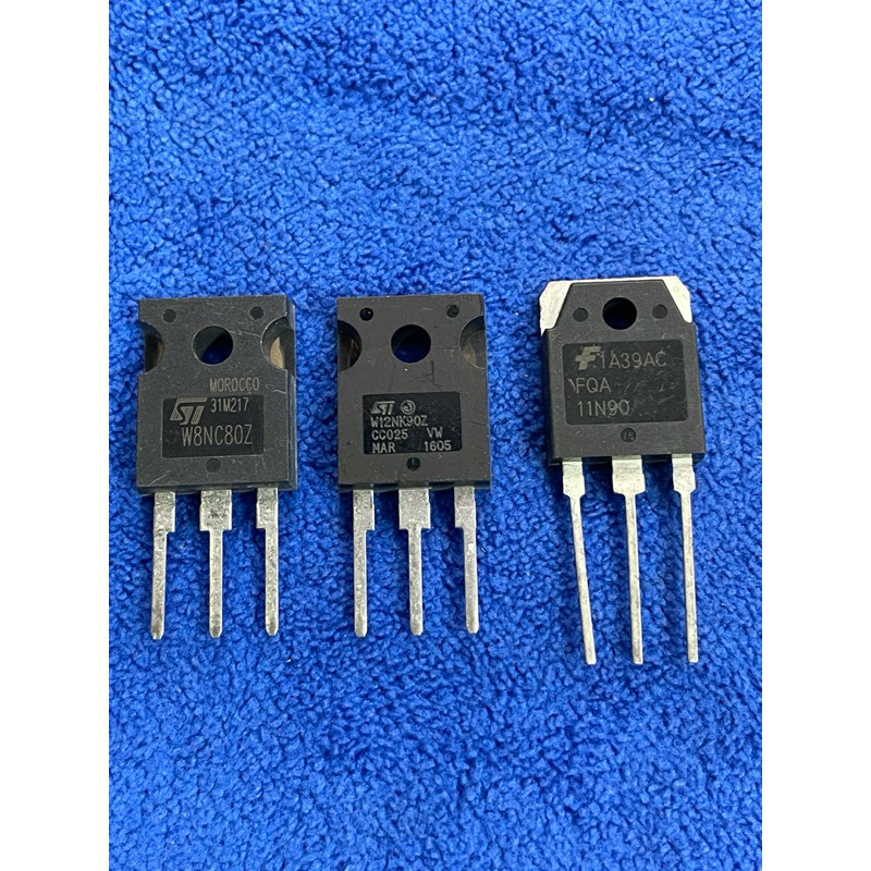 W8NC80Z แท้, W12NK90Z แท้, FQA11N90 แท้ MOSFET มีสินค้าพร้อมส่งในไทย