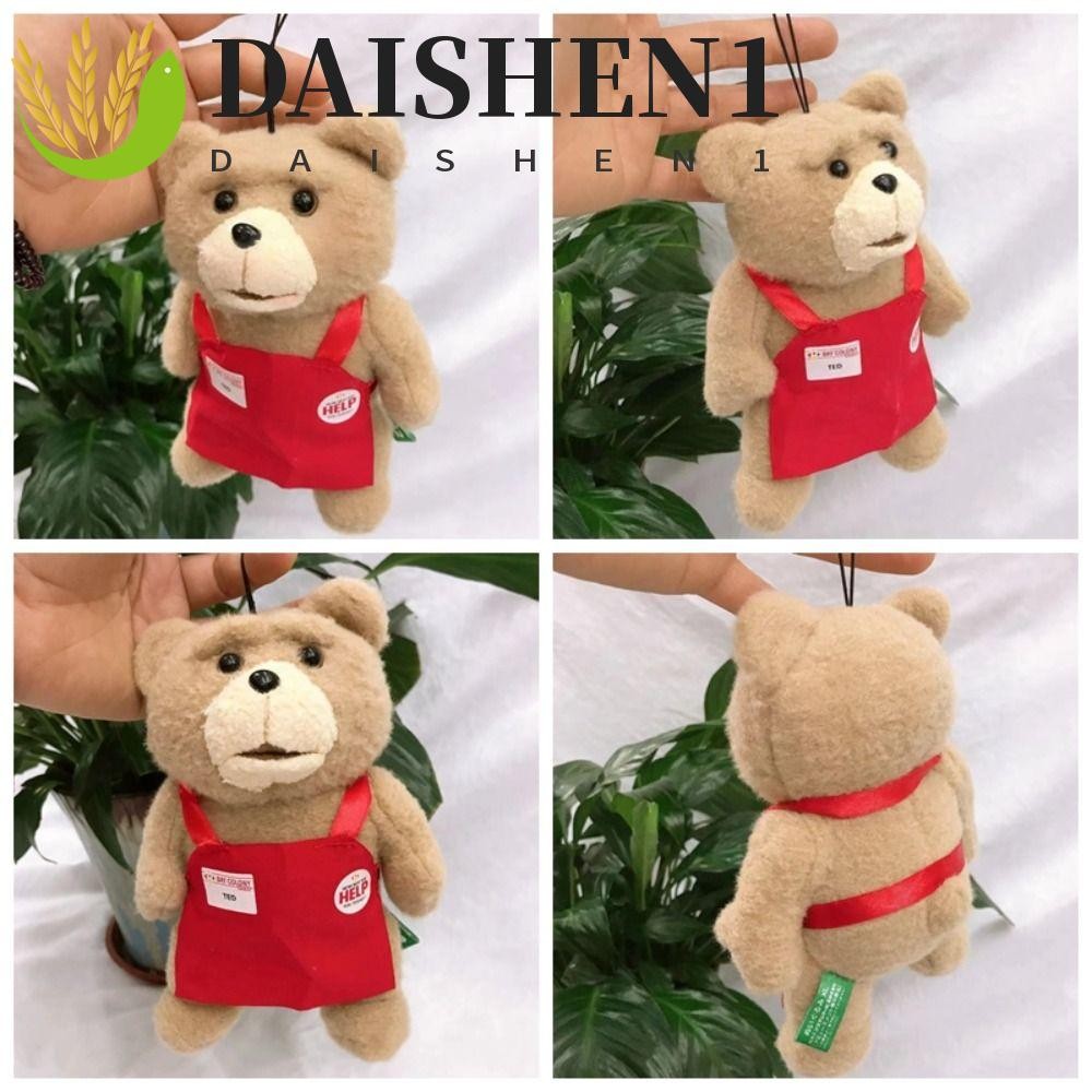 Daishen1 TED ตุ๊กตาหมี,ตุ๊กตาสัตว์ผ้ากันเปื้อนสไตล์ตุ๊กตาหมีตุ๊กตาตุ๊กตา,แขวนเครื่องประดับตุ๊กตานุ่ม