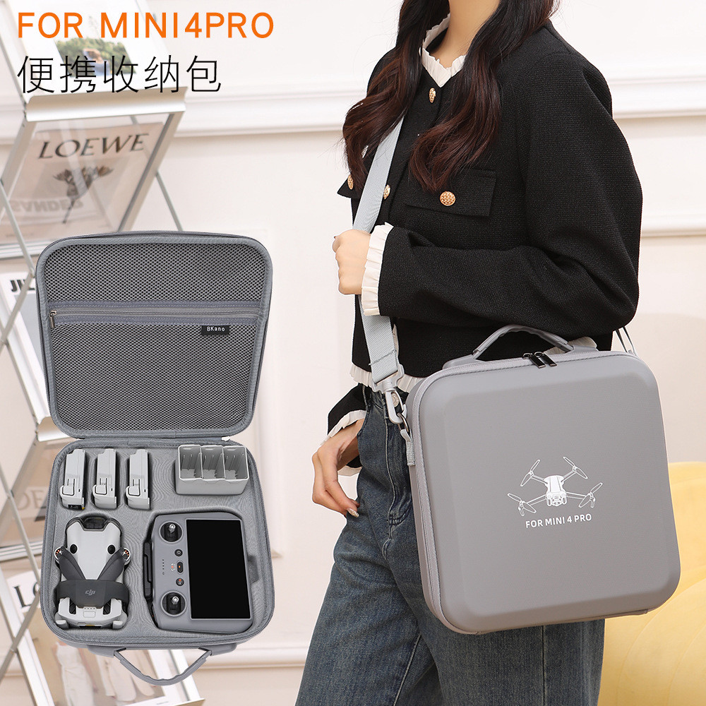 สําหรับ DJI MINI 4 PRO กล่องเก็บ RC2, RC-N1 กระเป๋าสะพายแบบพกพากระเป๋าเดินทางกระเป๋าสะพาย