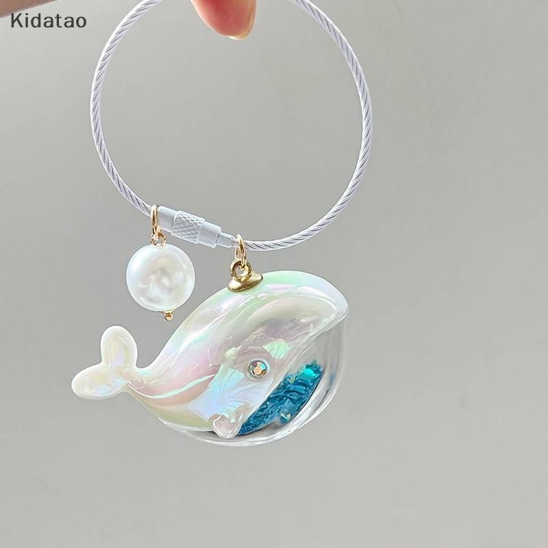 Kidatao น่ารักปลาวาฬ Dolphin พวงกุญแจสัตว์ทะเลตุ๊กตาพวงกุญแจรถอุปกรณ์เสริมสําหรับผู้ชายผู้หญิงคู่กระเป๋าเครื่องประดับใหม่