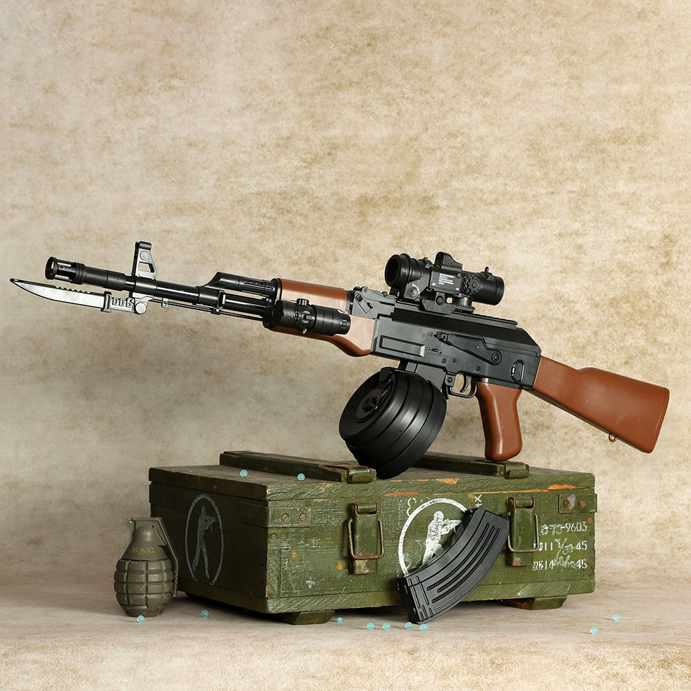 ปืนของเล่น AK74U ระบบไฟฟ้า สามารถยิงต่อเนื่องได้ ของขวัญที่เด็กชายชื่นชอบ จัดส่งจากกรุงเทพฯ