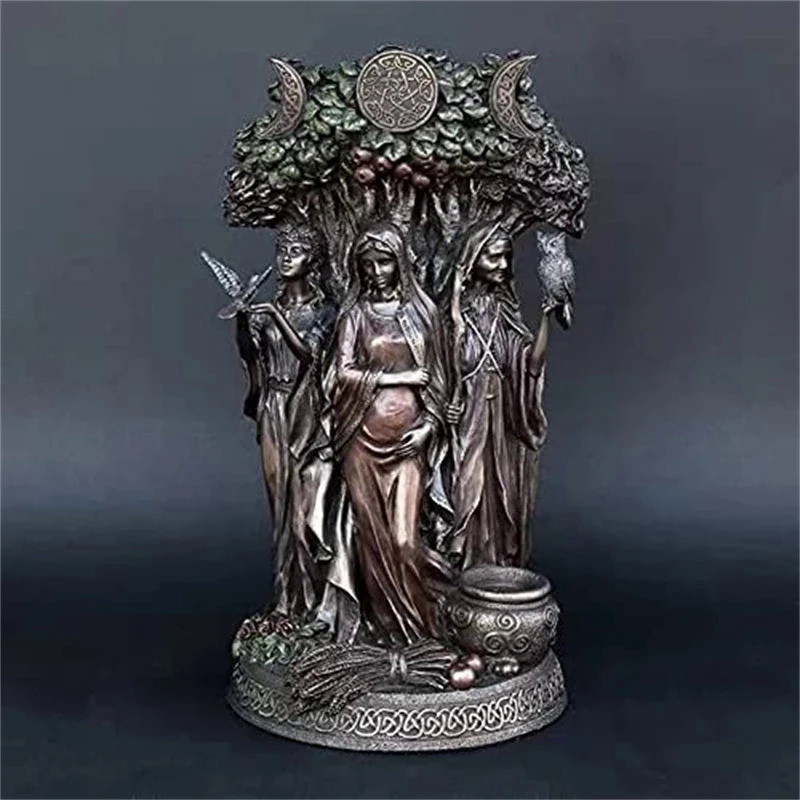 Goddess Sculpture Home Decor Ornament Miniatures Craft Resin Art Greek Goddess Statue Figurine Ancie