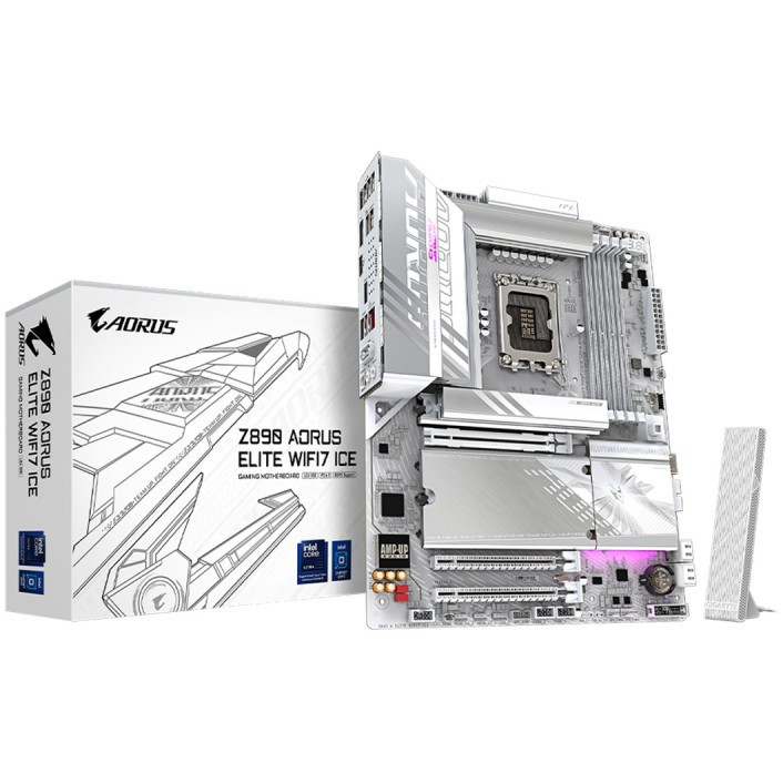 MAINBOARD (เมนบอร์ด) GIGABYTE Z890 AORUS ELITE WIFI7 ICE (Rev1.1)