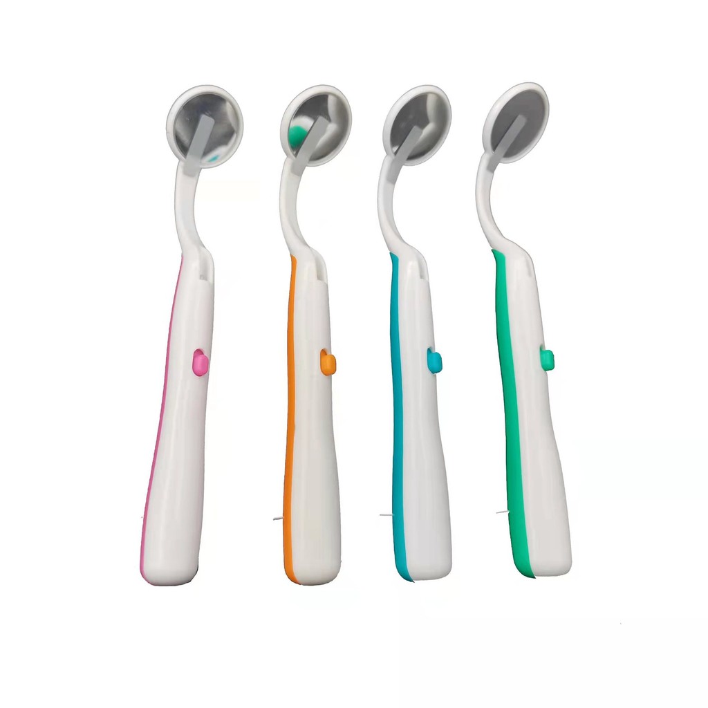 กระจกทันตกรรมทันตกรรม ไฟ Led ทันตกรรม เครื่องมือตรวจสอบกระจกทันตแพทย์ช่องปาก Super Bright Anti-fog ปากกระจกฟันแฟชั่น - รูปที่ 3