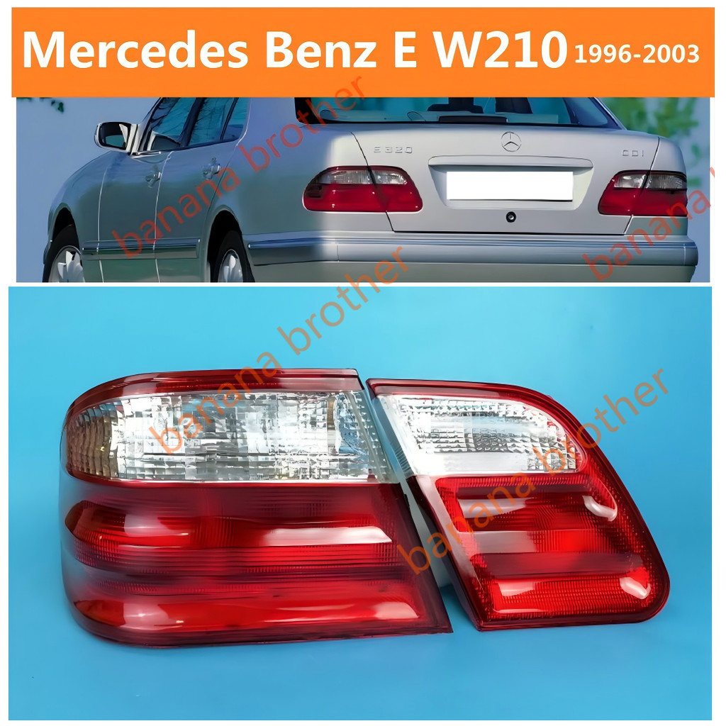 Mercedes Benz E ไฟท้าย W210 ไฟท้าย 1996-2003 เสื้อ​ไฟท้าย ไฟท้าย​แต่ง ไฟท้ายไฟเบรค​ ไฟเลี้ยว Taillam