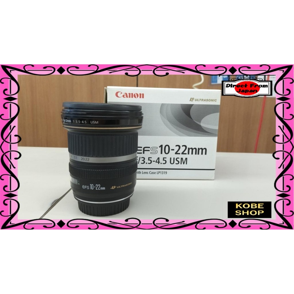 【ส่งตรงจากญี่ปุ่น】 CANON EFS 10-22MM F:3.5-4.5 USM เลนส์ซูมมุมกว้าง 【สินค้ามือสอง】