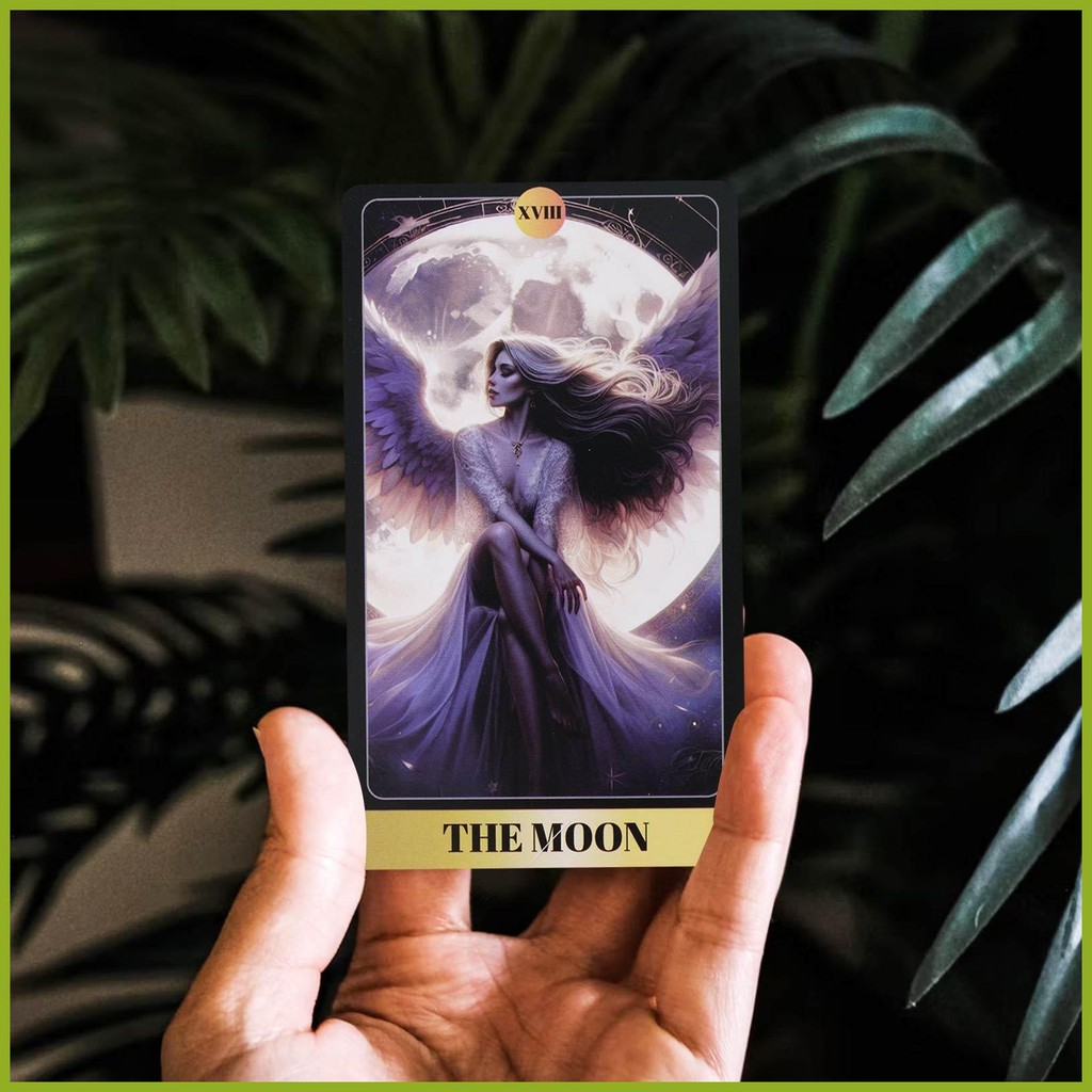 Angel Tarot Card Divination 78 การ์ดภาษาอังกฤษ Oracle Casual Card Full English Fortune Telling เกมสํ