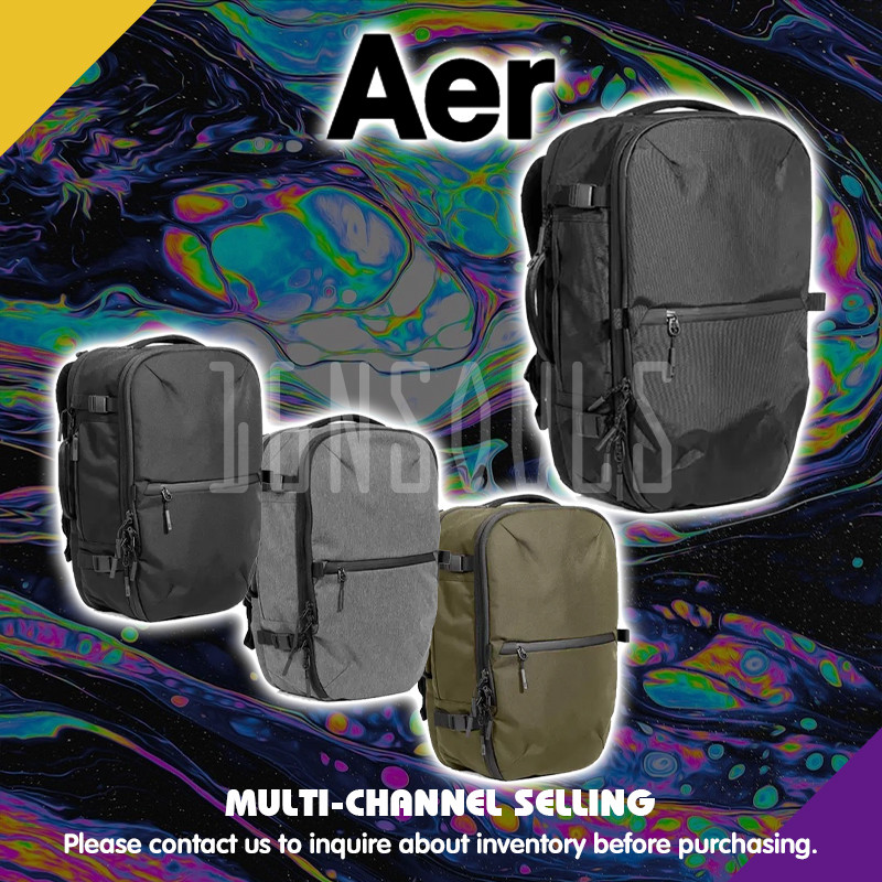 🇺🇸 ของแท้ 100% 🔥 Aer Travel Pack 3 Bag 35L 54.5 x 33 x 21.5 cm X-Pac / 1680D Backpack