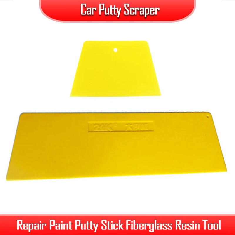 Putty Scraper Auto Body Scraper Filler Applicator ซ่อมสี Putty Stick ไฟเบอร์กลาสเรซิ่นเครื่องมือ