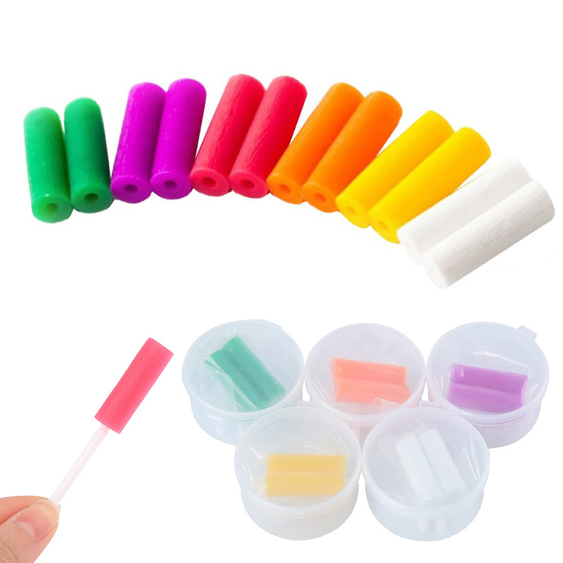2 ชิ้นฟันเคี้ยว Aligners Chewies ที่มองไม่เห็น Retainer Seater ฟัน Alinger ถาด Seater Invisalign Mulit สีรสผลไม้