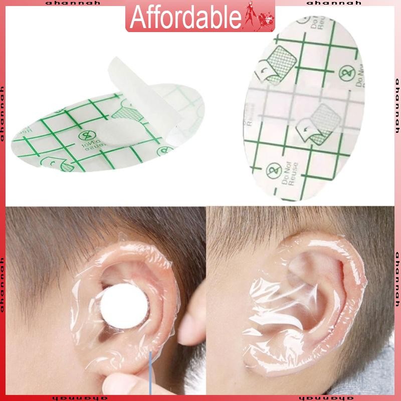 อา 20 40 100ชิ้นเด็กหูสติกเกอร์กันน้ําเด็กทารกฝักบัวปิดหูกันหนาวทิ้ง