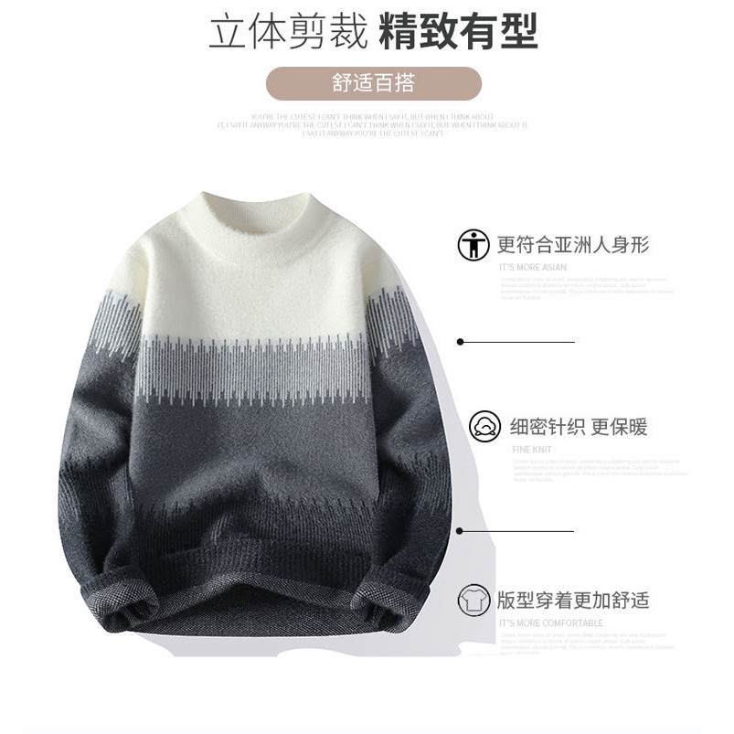 เลียนแบบ Mink ขนแกะเสื้อกันหนาวฤดูใบไม้ร่วงฤดูหนาวหลวม Slimmer ดูนุ่มสบายหนาล็อคอุณหภูมิใน ราคา ถูกที่สุด ดีลบีเคเค แกลเลอรีภาพที่ 8