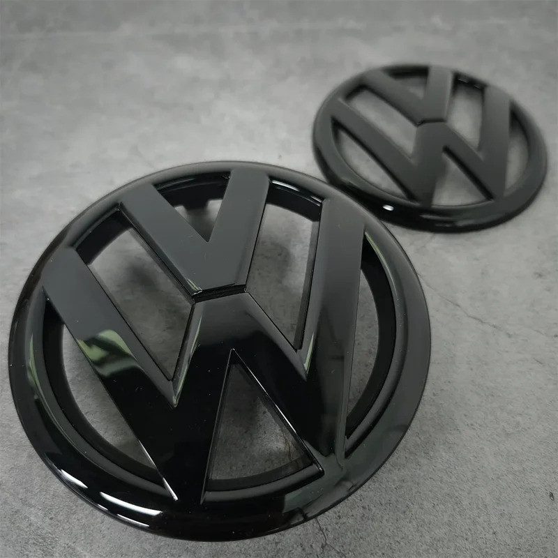 Volkswagen Replacement 135mm Front Grill Emblem or 110mm Rear Trunk Lid Car Badge for Volkswagen Gol