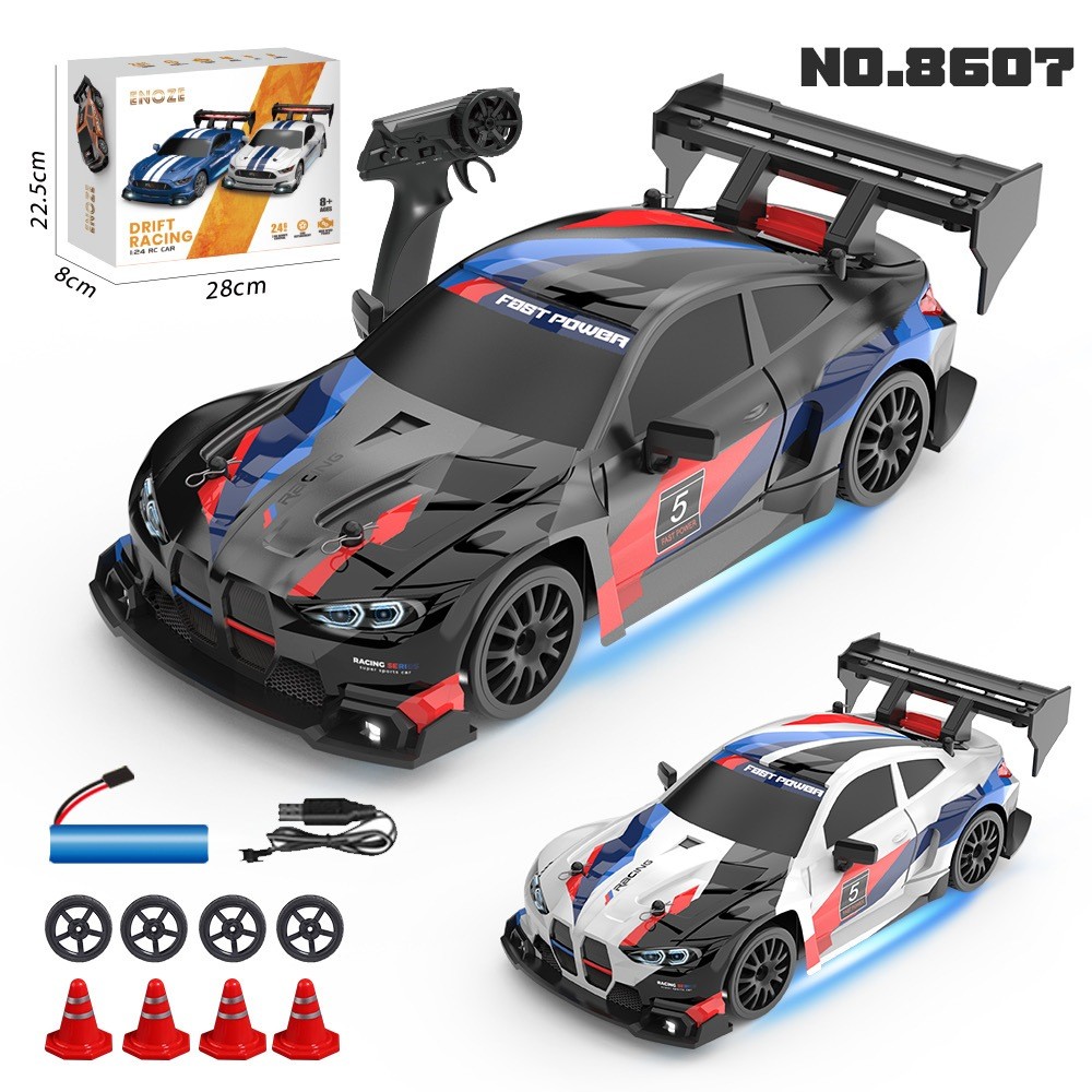 RC รีโมทคอนโทรลรถ 4WD AE86 GTR BMW Mini Drift ของเล่นสําหรับชาย 2.4G รถของเล่น