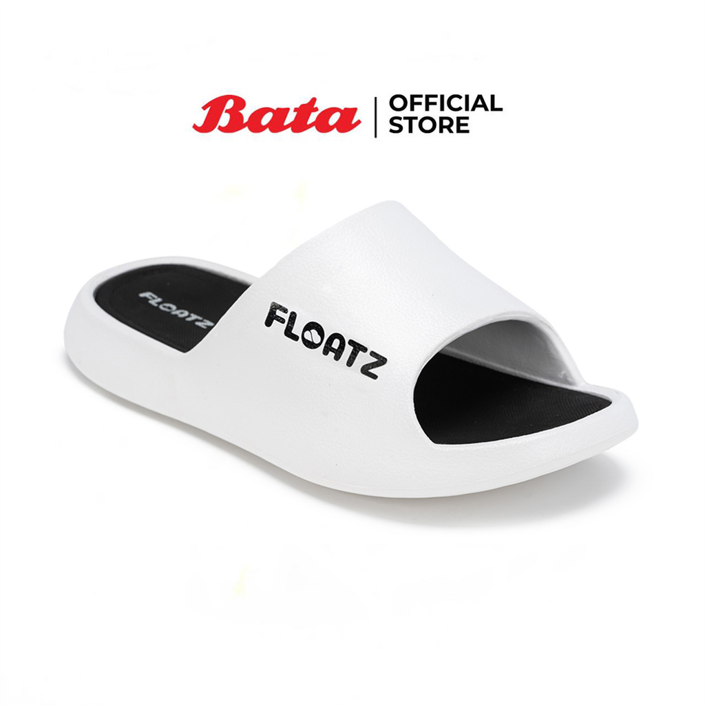 Bata บาจา FLOATZ รองเท้าแตะแบบสวม น้ำหนักเบา ไม่ลื่น สำหรับผู้ชาย รุ่น BYFORD สีดำ 8106103 สีขาว 8101103