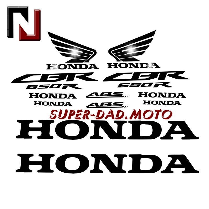 เหมาะสําหรับ Honda CBR650R สติ๊กเกอร์ Decals การใช้ถังสติกเกอร์ Body CBR650R Fairing Shell Decals
