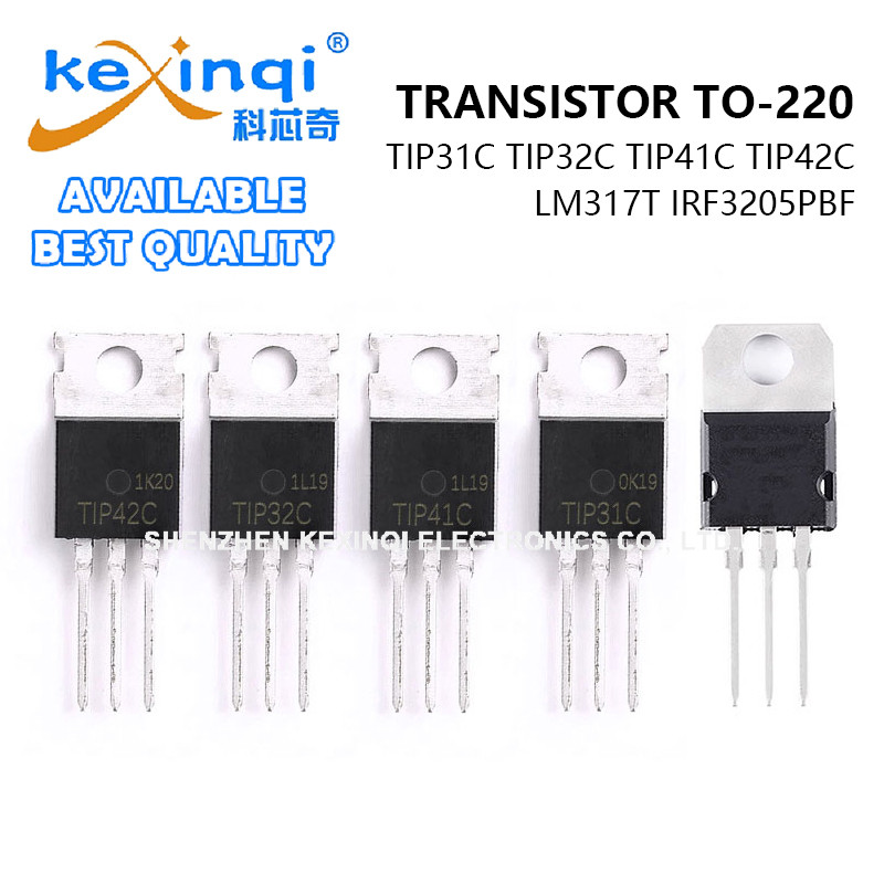 (5 ชิ้น) TIP31C ทรานซิสเตอร์ TO-220 TIP32C TIP41C TIP42C LM317T IRF3205PBF ทรานซิสเตอร์