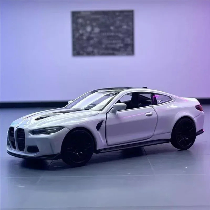 1/36 BMW M4 CSL G82 ซีดานรถของเล่น Miniature รุ่น RMZ CiTY ล้อฟรีดึงกลับ Diecast โลหะผสมคอลเลกชันของ
