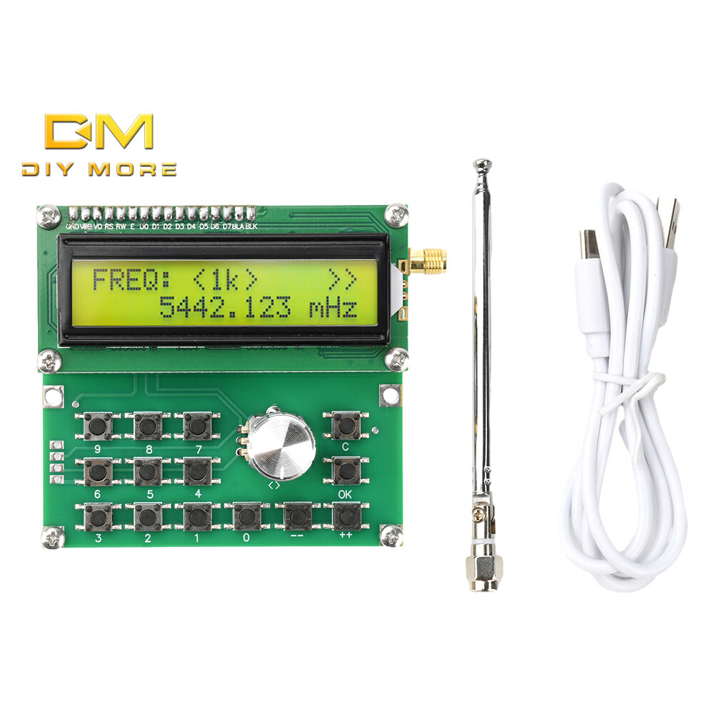 DIYMORE DC 4.5V-5.5V 35MHz-4400MHz RF เครื่องกําเนิดสัญญาณ Adf4351 แหล่งสัญญาณโมดูลประเภท C