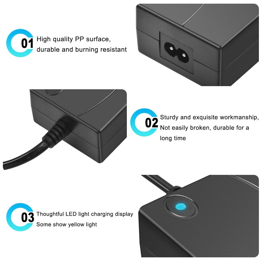 Power Recliner Power Supply, Sopito Universal 2-Pin AC/DC Adapter 100-240V,คุณภาพ 29V 2A Switching Transformer,อะไหล่ทดแทนสําหรับ Recliner/โซฟาไฟฟ้า/ยกเก้าอี้/Couch/Stand ราคา ถูกที่สุด ดีลบีเคเค แกลเลอรีภาพที่ 7