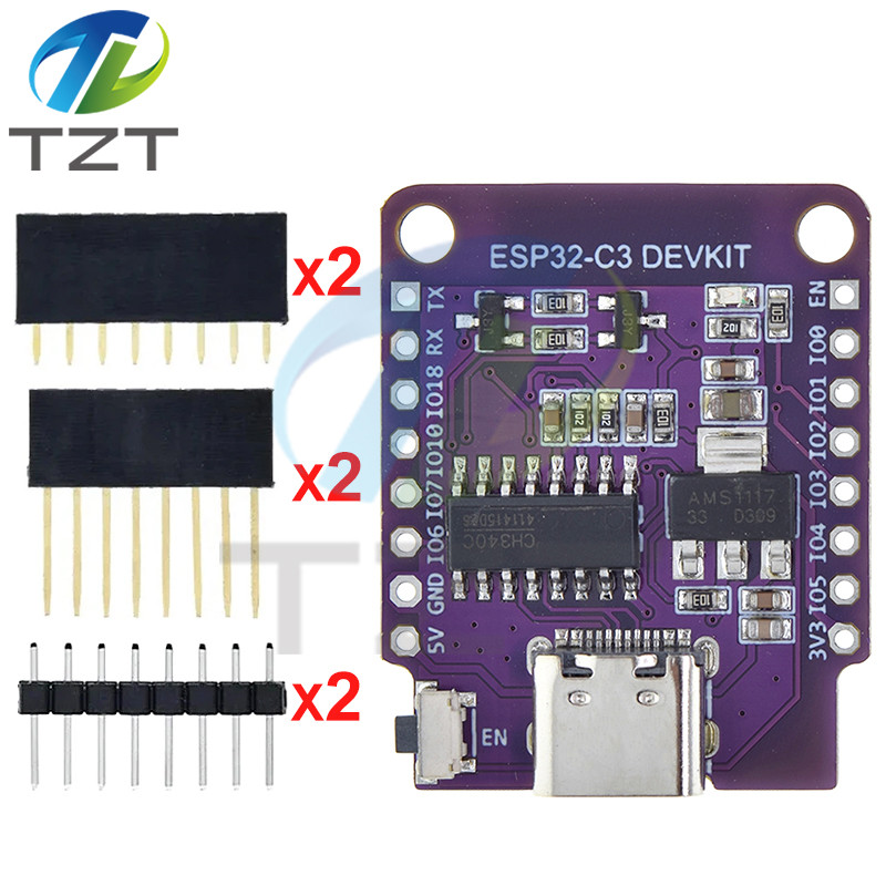 Wemos D1 Mini ESP8266 ESP32 ESP32-C3 ESP32-C3-MINI-1-N4 Serial WIFI + บลูทูธ CH340G ESP8684 บอร์ดพัฒ