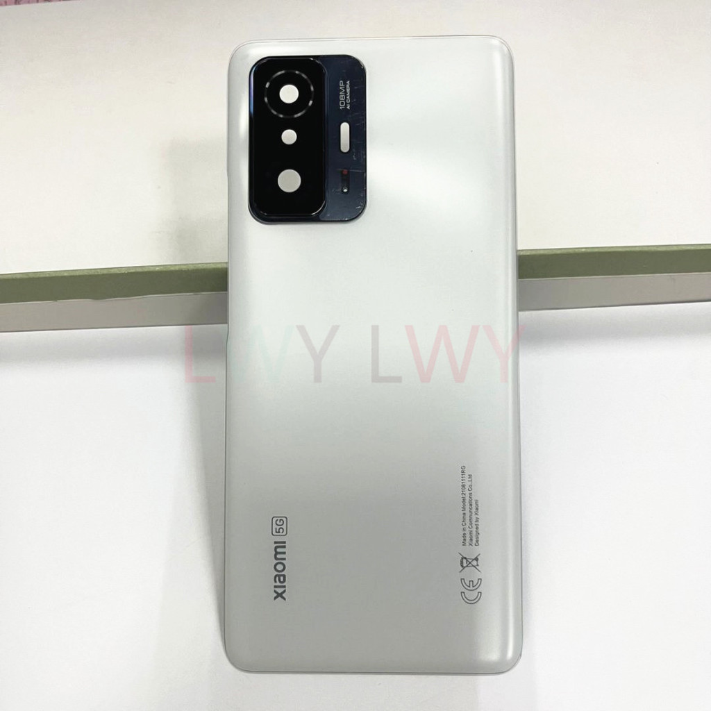 สําหรับ Mi 11T 5G ฝาหลังแบตเตอรี่สําหรับXiaomi 11T Proประตูด้านหลังฝาครอบเลนส์กล้องเปลี่ยน ราคา ถูกที่สุด ดีลบีเคเค แกลเลอรีภาพที่ 4