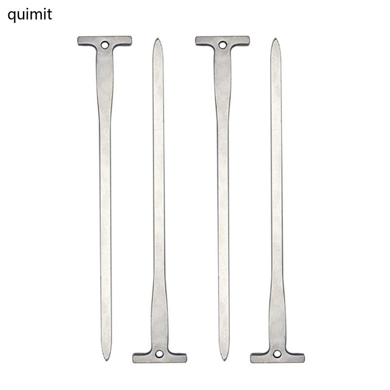 QUIM เต็นท์สแตนเลส Stakes Heavy Duties Tarps Peg Stakes เต็นท์ Peg Ground Peg