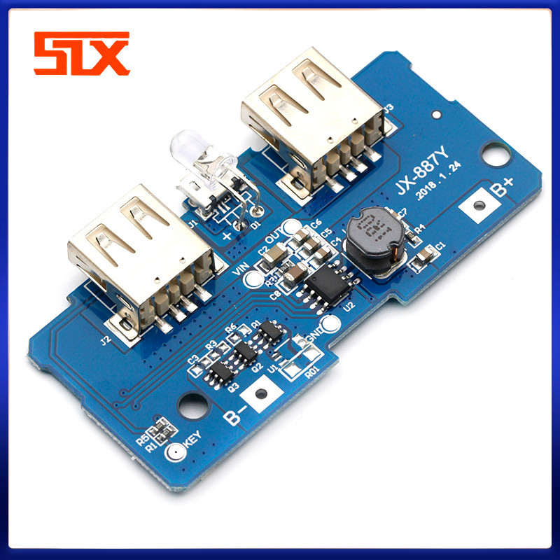 18650 แบตเตอรี่ 3.7V ถึง 5V2A Booster โมดูล DIY ชาร์จสมบัติ/Power Bank เมนบอร์ด/แผงวงจร