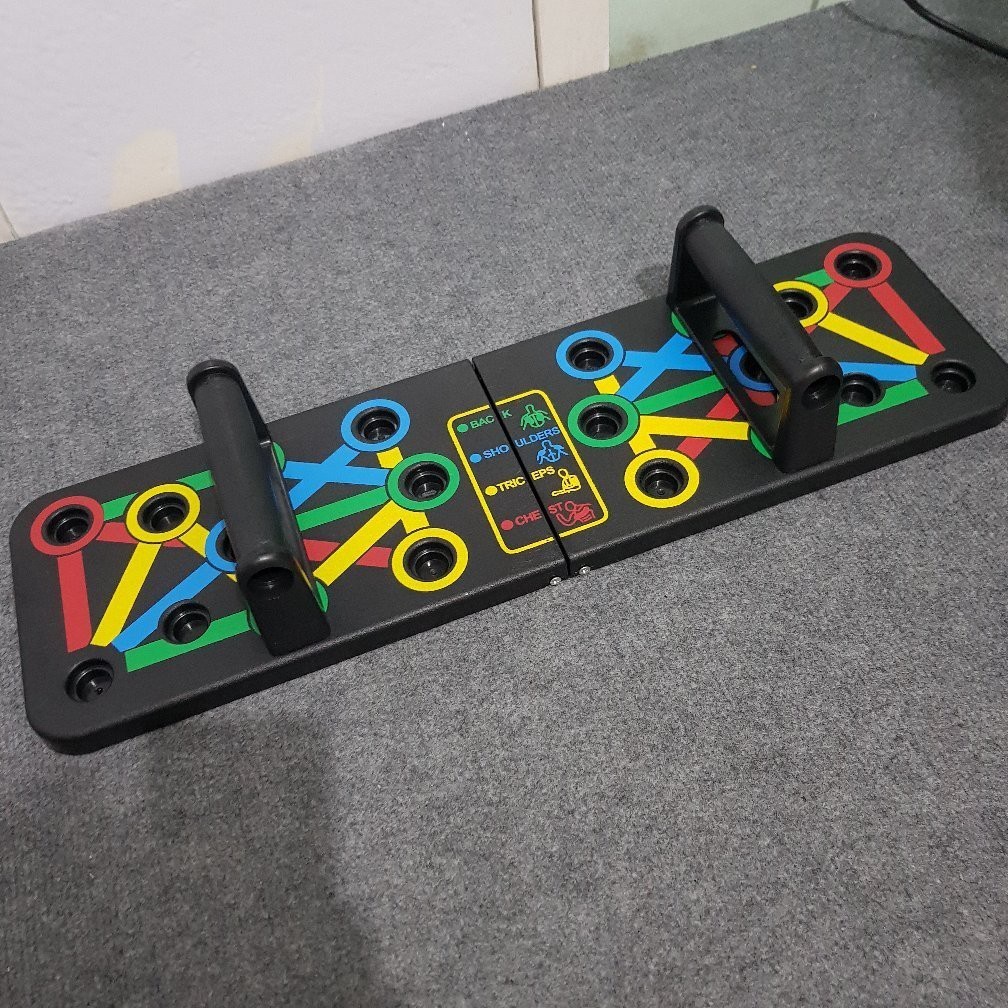 Push Up Board บอร์ดวิดพื้นมัลติฟังก์ชั่น, เครื่องมือรองรับ Push-Up สําหรับการออกกําลังกายหน้าอกและไห