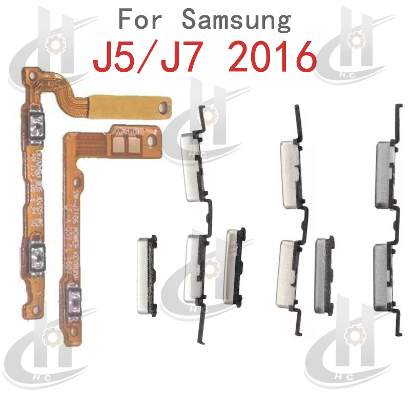 Power ON OFF ปุ่มปรับระดับเสียงปุ่มด้านข้าง Flex Cable สําหรับ Samsung Galaxy Tab A7 10.4 2020 T500 T505