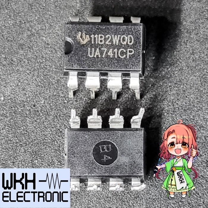 EWR27 UA741 UA741CN UA741CP Operational Amplifiers DIP 8 Pins BG59 UA 741 CP คล้าย LM741 LM 741