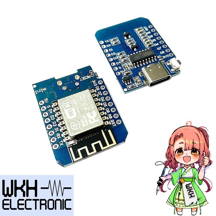 EWR27 WEMOS D1 MINI TYPE C NODEMCU 4MB LUA WIFI IOT INTERNET ESP8266 ESP-12 E