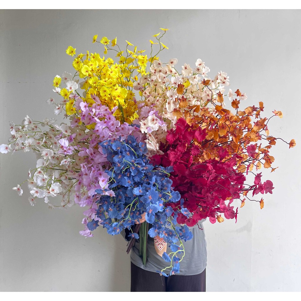 กล้วยไม้เต้นรําสําหรับโฮมออฟฟิศตกแต่งงานแต่งงาน Bunga Orkid Hiasan Orkid ดอกไม้ปาร์ตี้