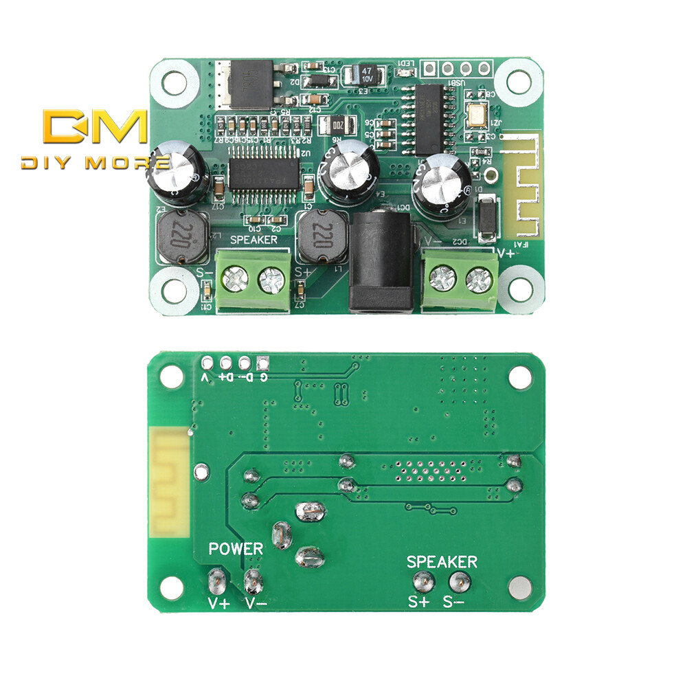 DIYMORE DC 9-25V Tpa3110 Bt 5.4 เครื่องขยายเสียงช่องเดียว 30W รองรับ Tws Dual สเตอริโอ