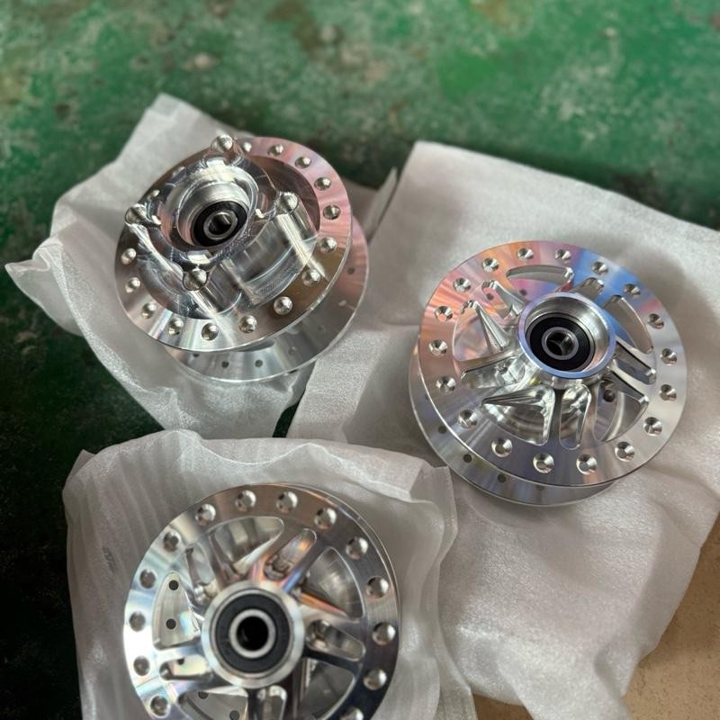 ดุมหน้า cnc เวฟ บังลม ลีโอ w110i. แถมบูชในดุม + ลูกปืน ดุมให้ พร้อม ใช้งาน cnc เนียนๆ สวยๆ คุ้มค่าราคาไม่แพง