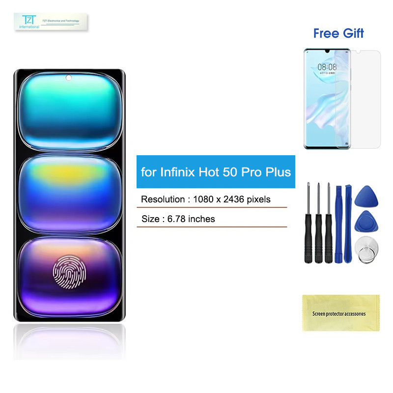 <พร้อมกรอบ> Amoled จอ lcd for Infinix Hot 50 Pro Plus หน้าจอ แท้ OLED/Amoled