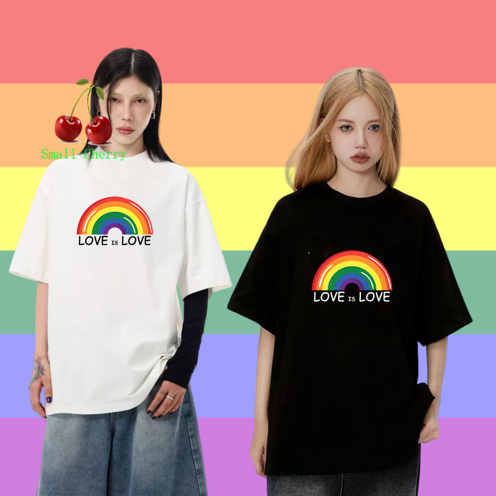 🏳‍🌈 Pride Month🏳‍🌈 เสื้อ LGBT Rainbow Pride Month Gay Lesbian Bisexual Transgender ข้อเสนอพิเศษ