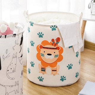 Loveisตะกร้าผ้าพับได้ มีหลายขนาด พับเก็บได้ง่าย ตะกร้าเก็บขอ…