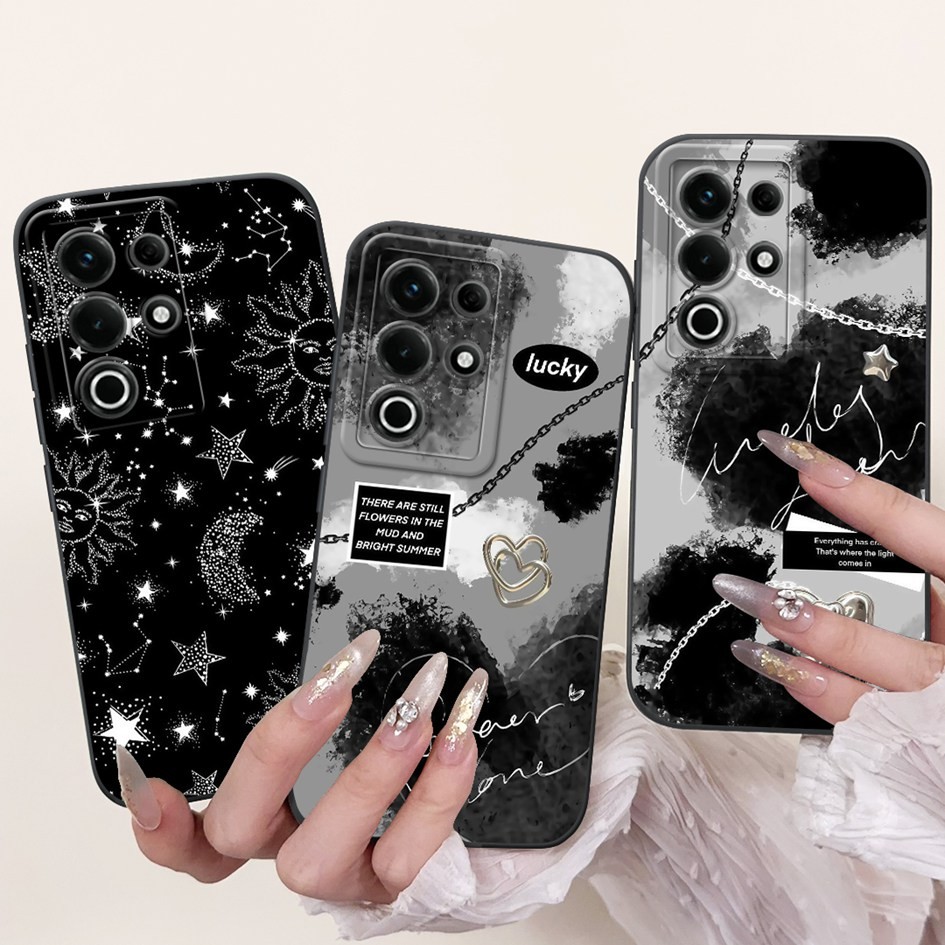 สําหรับ Itel S25 Ultra S686LN กรณีหรูหรา Space Star ซิลิโคนนุ่ม Matte TPU ฝาครอบป้องกันสําหรับ Itel 
