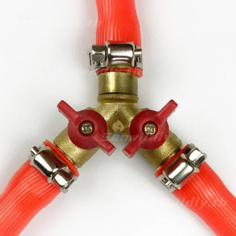 💕SW💕 ข้อต่อวาล์วบอล 3 ทาง รูปตัว Y 8 มม. สําหรับแก๊สน้ํา น้ํามัน ถูกสุดๆ