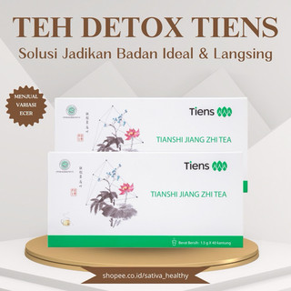 (Bisa COD) TERLARIS Jiang Zhi Tea TEH DETOX TIENS Original Teh Hijau Detoks Pelangsing Badan Herbal Teh Pelangsing Tubuh Teh Tiens Bpom Terampuh
