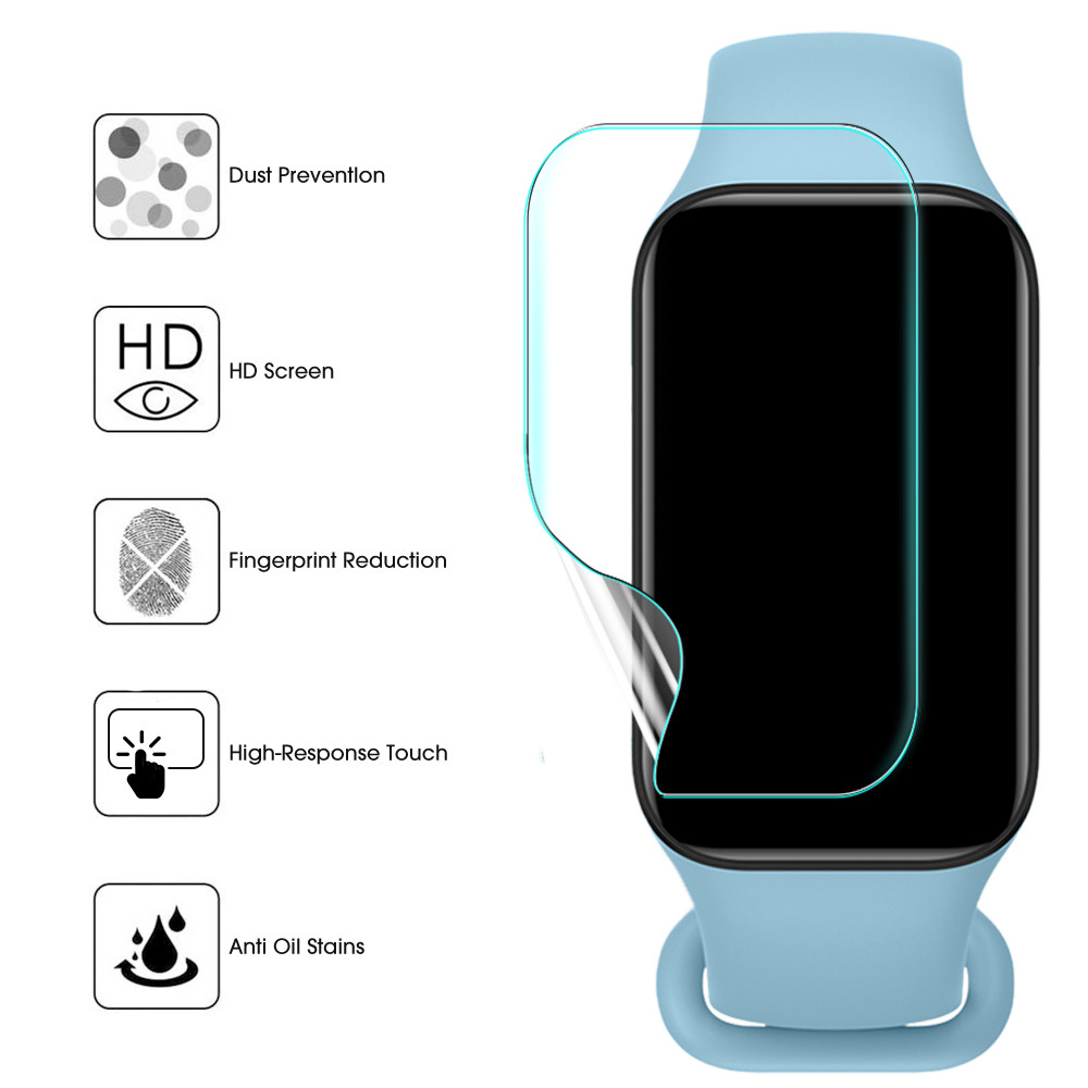 Slxc-1/2/3/5 ชิ้นฟิล์ม HD Hydrogel - สําหรับ Xiaomi Mi Band 9 Active - ตัวป้องกันหน้าจอแบบนุ่มบางเฉียบ - ป้องกันรอยขีดข่วน, ป้องกันการชนกัน, ครอบคลุมเต็มรูปแบบ - อุปกรณ์เสริมนาฬิกาอัจฉริยะ - รูปที่ 7