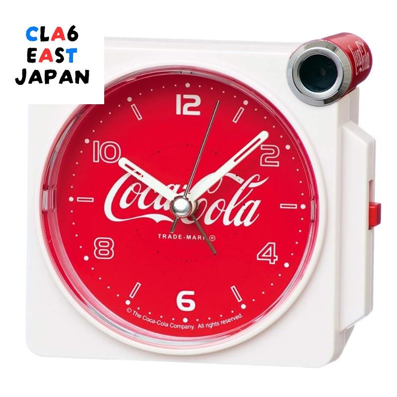 Seiko clock, alarm clock, desk clock, Coca-Cola, analog, RAIDEN AC607A