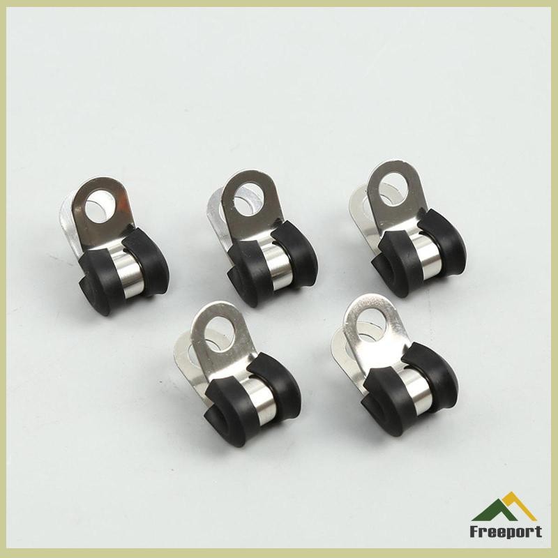 [Szgqmyyx1] 12x คลิปหนีบท่อเบรกบุยาง, แคลมป์รัดสายสแตนเลส 3/16, คลิปหนีบท่อเบาะยางสําหรับ - รูปที่ 3