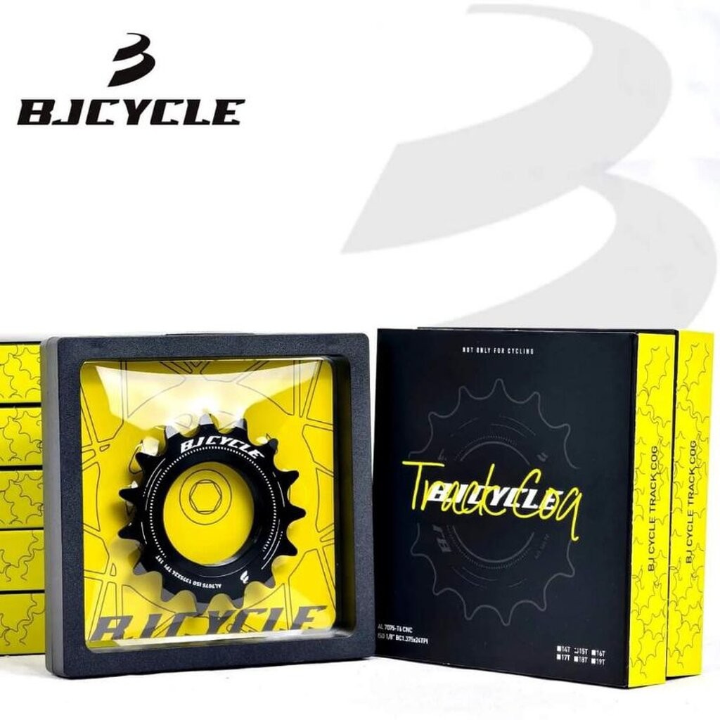 ขายเป็นชุด เฟืองท้าย+ล็อคริง อลูมิเนียม 7075 | BJ Cycle cog and Lockring Set 15-18T สำหรับ Fixed gear