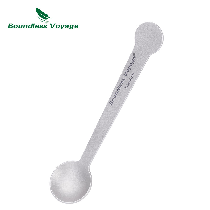Boundless Voyage 5 ชิ้นช้อนกาแฟไทเทเนียมมินิช้อนเอสเปรสโซบาร์กาแฟอุปกรณ์เสริมสําหรับขนมหวาน,ชา,น้ําตาลและแยม Ti1040T