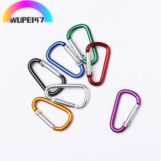 Wupei47 5/10 ชิ้นหัวเข็มขัดปีนเขาความปลอดภัย 7 สีอลูมิเนียมค…