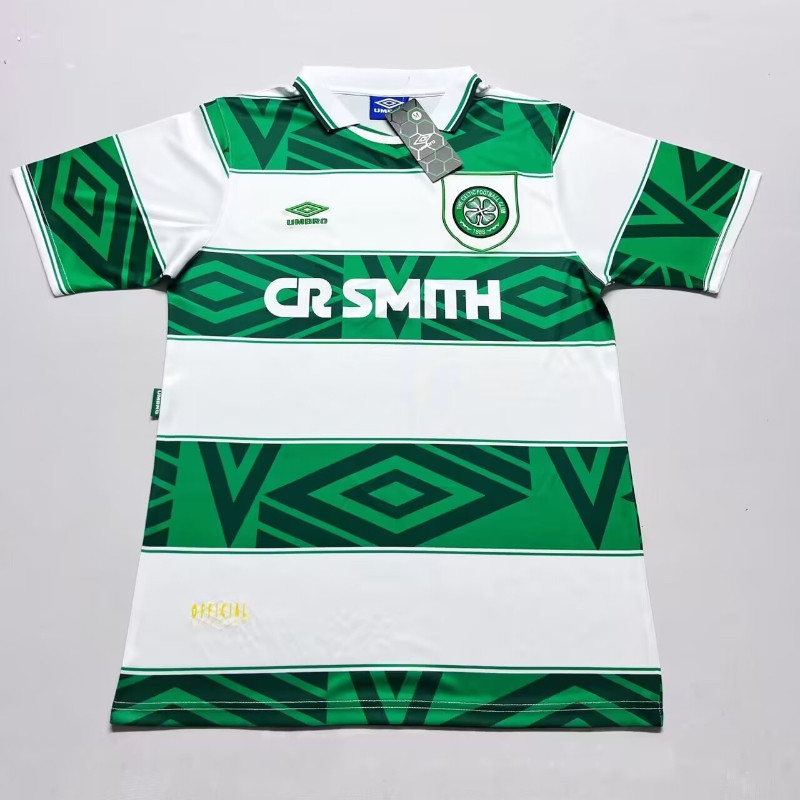 1993-95 Celtics home retro เสื้อฟุตบอล S-XXL ผู้ใหญ่แขนสั้นแห้งเร็วกีฬาฟุตบอล top AAA