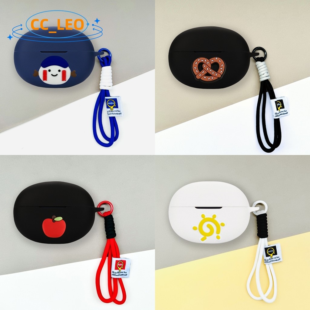 Suitable for QCY Crossky C30 Case Cartoon Frog Lanyard Pendant Charm Silicone Soft Case QCY Crossky 