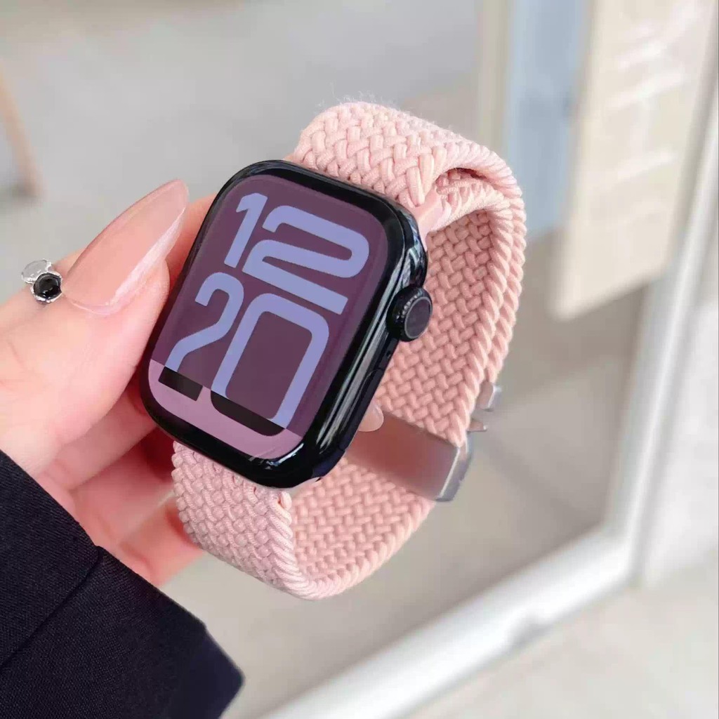 สไตล์ร่มชูชีพสายคล้องคอสําหรับ แอปเปิล ดู ชุด 10 9 8 7 6 5 4 กับ 3 2 1 พิเศษ/พิเศษ 2 สายไนลอนอ่อนสําหรับ ฉัน-ดู 46 มม.42 มม.44 มม.40 มม.45 มม.41 มม.38 มม.49 มม.สายนาฬิกา